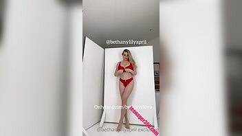 Bethany lily red bikini onlyfans videos on fanspics.net