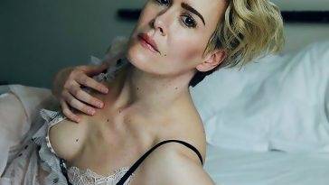 Sarah Paulson Nude Flashes Her Lesbian Tits! on fanspics.net