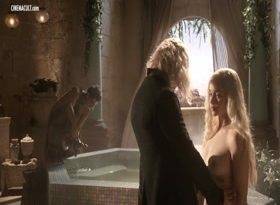 Emilia Clarke Esme Bianco Sahara Knite 13 Game of Thrones Sex Scene on fanspics.net