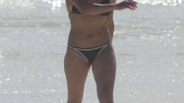 Michelle Rodriguez Spends Her Holiday Season Soaking Up the Sun on the Sandy Shores of Tulum on fanspics.net