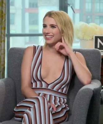 Let's let Emma Roberts wrap her lips around both our shafts... on fanspics.net