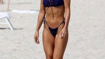 Camila Coelho Shows Off Her Sexy Bikini Body on the Beach in Miami on fanspics.net
