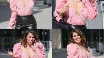 Raye Makes a Busty Appearance in a Flamingo Pink Feathered Top on the Hottest Day in London (38 New Photos) on fanspics.net