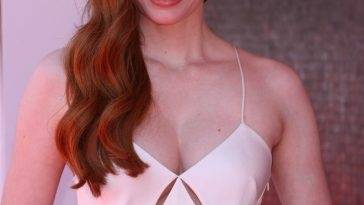 Eleanor Tomlinson Flaunts Her Sexy Tits at the Bafta TV Awards in London on fanspics.net