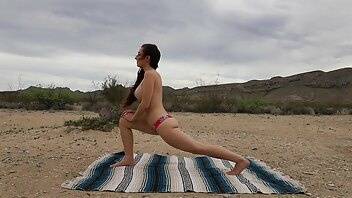  Abby Opel Outdoor Nude Yoga Workout XXX Videos on fanspics.net