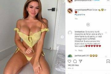 Genesis Lopez Full Nude Cam Show Instagram Model on fanspics.net
