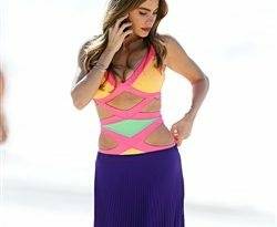 Sofia Vergara Wears Stylish Half-Burka Swimsuit on fanspics.net