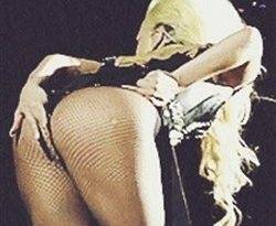 Lady Gaga Fingers Her Butt On Stage on fanspics.net