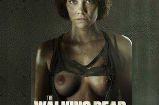 Lauren Cohan Topless Nude Promo For "The Walking Dead" on fanspics.net