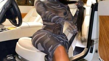 Alexis Skyy Poses in a See-Through Dress on fanspics.net