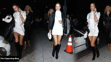 Leggy Alessandra Ambrosio is Seen Enjoying a Girls Night Out in Los Angeles - Los Angeles on fanspics.net