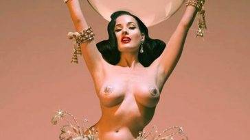 Burlesque Goddess Dita Von Teese Nude 13 Topless & Sexy Pics on fanspics.net