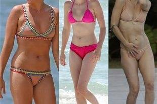 Margot Robbie, Emma Roberts, And Kate Hudson In Bikinis on fanspics.net