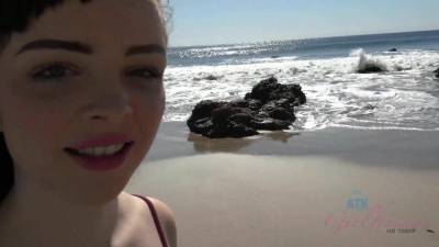 Aliya Brynn - You head to the beach for some head on fanspics.net