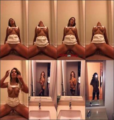 Katie Adler dildo riding & sexy stocking naked mirror view snapchat premium 2018/05/29 on fanspics.net