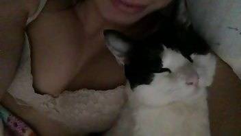Aidra Fox and her cat premium free cam snapchat & manyvids porn videos on fanspics.net