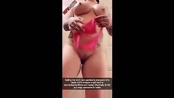 Karmen karma shower pussy fingering snapchat premium xxx porn videos on fanspics.net