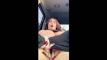 Ana lorde quick masturbation in car snapchat xxx porn videos on fanspics.net
