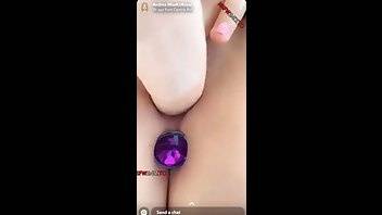 Andrea abeli anal plug dildo masturbation snapchat xxx porn videos on fanspics.net