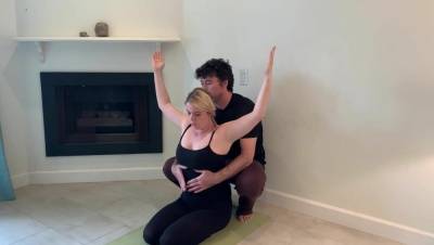 Stepson helps stepmom with yoga and stretches her pussy1 3 on fanspics.net