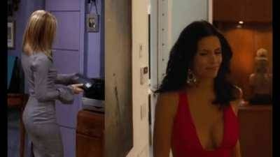 Jennifer Aniston and Courteney Cox. Two of the hottest women ever on fanspics.net