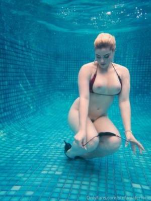 Stefania Ferrario Nude Underwater Pool Onlyfans Set Leaked - Australia on fanspics.net