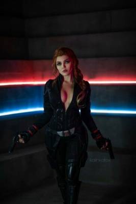 Kalinka Fox Nude Black Widow Cosplay Patreon Set  - Russia on fanspics.net