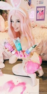 Belle Delphine Ass Painting  Video on fanspics.net