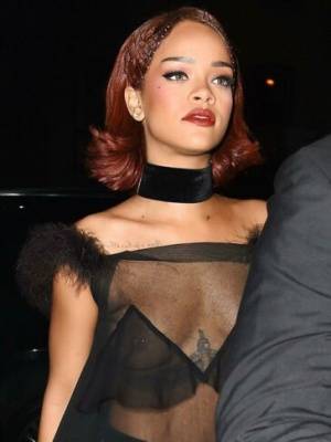 Rihanna Candid See-Through Nipple Slip Photos  - Barbados on fanspics.net