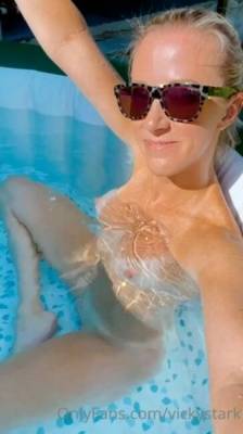 Vicky Stark Nude Hot Tub PPV Onlyfans Video Leaked on fanspics.net