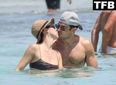 Aurora Ramazzotti Shows Off Her Sexy Bikini Body on Holiday with Goffredo Cerza in Formentera on fanspics.net