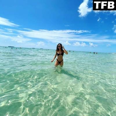 Bruna Biancardi Hits the Beach in Miami on fanspics.net