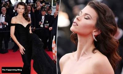 Georgia Fowler Shows Off Her Cleavage at the 75th Annual Cannes Film Festival - Georgia on fanspics.net