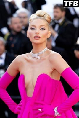 Elsa Hosk Shows Off Her Sexy Tits at the 75th Annual Cannes Film Festival on fanspics.net