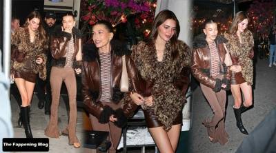 Kendall Jenner & Hailey Baldwin Bieber are Seen at Derek Blasberg 19s Birthday Party in New York - New York on fanspics.net