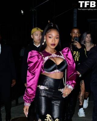Normani Flaunts Her Tits As She Attends the Standard Hotel Met Gala After Party on fanspics.net