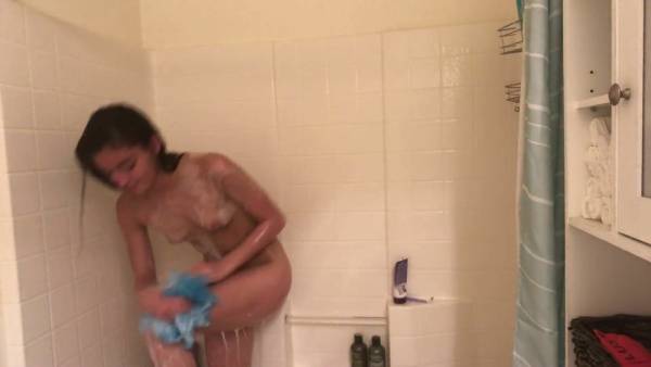Emily Willis taking a shower before I stretched my ass out onlyfans porn videos on fanspics.net