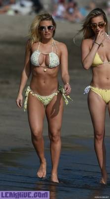  Ferne McCann & Danielle Armstrong Bikini Beach Shots on fanspics.net