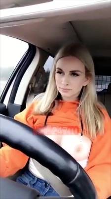 Aria Rayne boobs flashing while driving snapchat premium xxx porn videos on fanspics.net