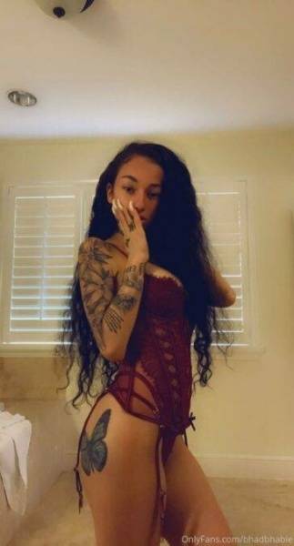 Bhad Bhabie Lingerie Striptease  Video  on fanspics.net