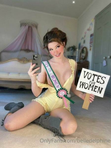 Belle Delphine Votes For Women  Set  on fanspics.net