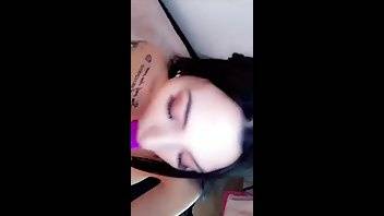 Celine Centino pink dildo masturbation snapchat premium porn videos on fanspics.net