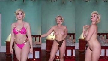 Stefania Ferrario Nude Bikini Try On Video  on fanspics.net