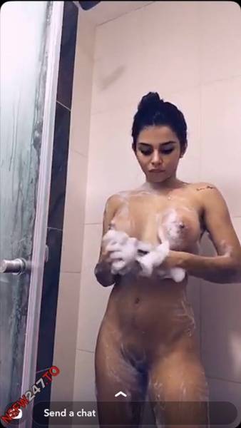 UnikornTV Latina shower masturbating snapchat premium xxx porn videos on fanspics.net