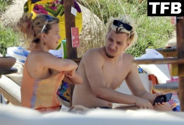 Millie Bobby Brown & Jake Bongiovi Enjoy Their Holidays Together Out in Sardinia on fanspics.net