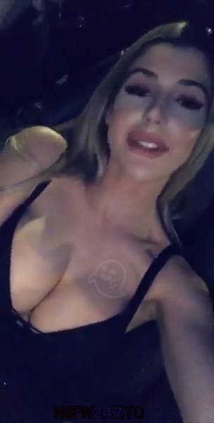 Andie Adams pussy fingering at night in car snapchat premium xxx porn videos on fanspics.net