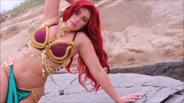 Brielle Day ? Slave Ariel cosplay and public strip ? Manyvids leak on fanspics.net