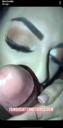 Ana Lorde Blowjob Porn Mouth Creampie Premium Snapchat leak on fanspics.net