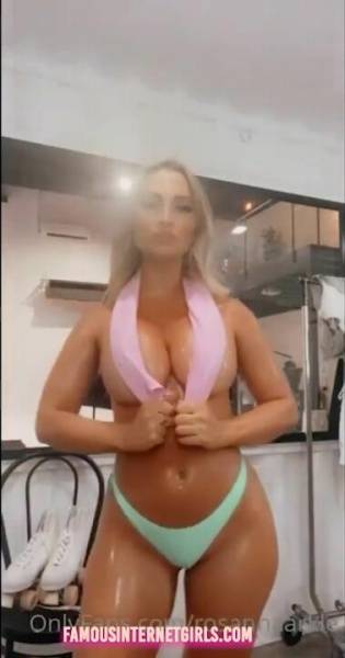 Rosanna Arkle Nude Work Out Onlyfans Video on fanspics.net