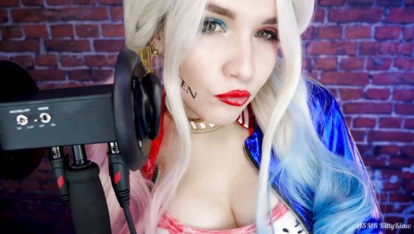Kitty Klaw ASMR - Harley Quinn Licking & Mouth sounds on fanspics.net
